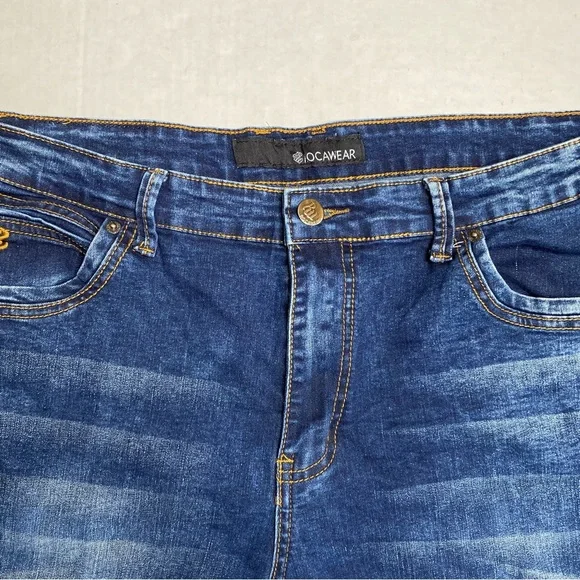 Rocawear Dark Wash Double R Denim Jeans